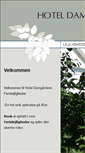 Mobile Screenshot of hoteldamgaarden.dk