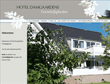 Tablet Screenshot of hoteldamgaarden.dk